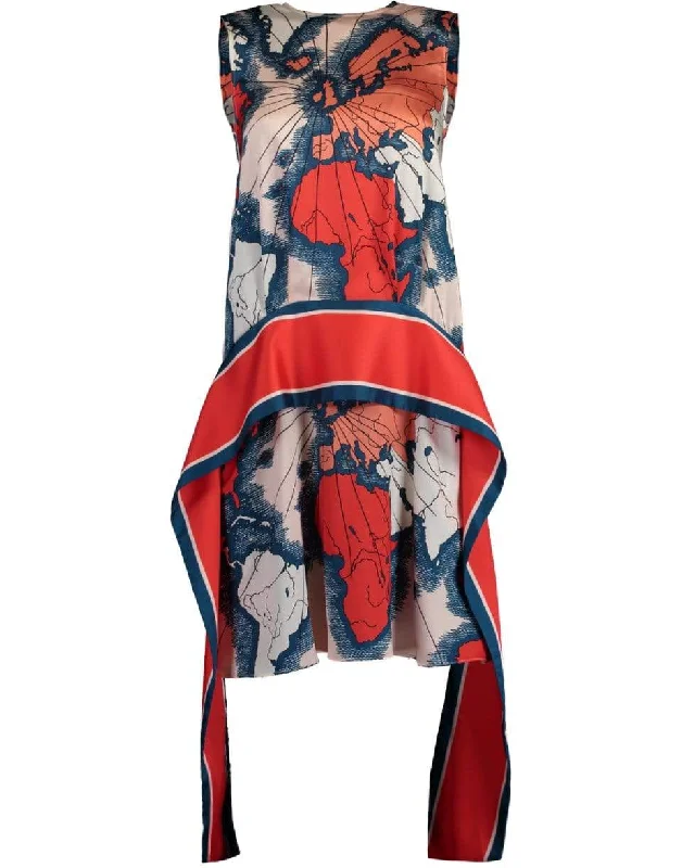 Map Print Scarf Dress Tunics Bestseller popular