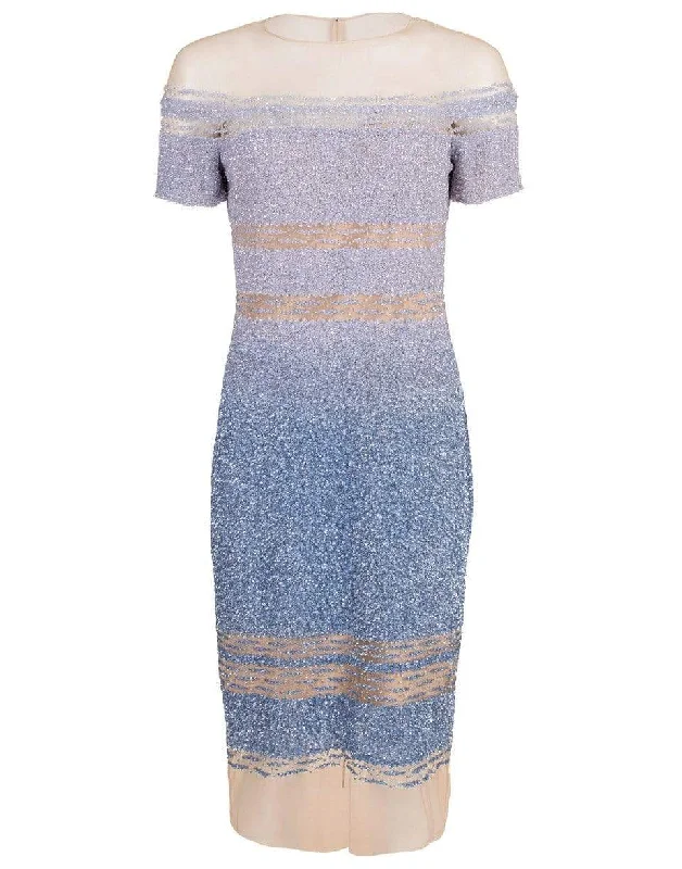 Degrade Sequin Dress Tunics Sophisticated sleek