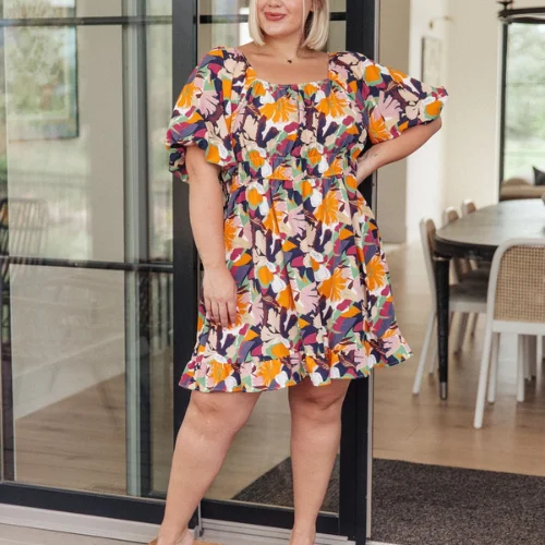 Be Free Summer Floral Dress Tunics Canvas sturdy
