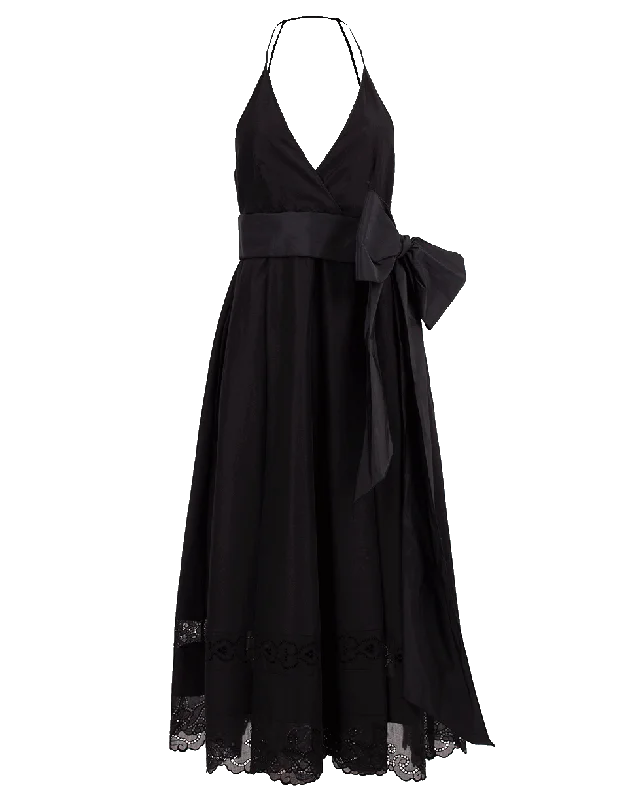 Halter Bow Dress Tunics Cozy comfortable