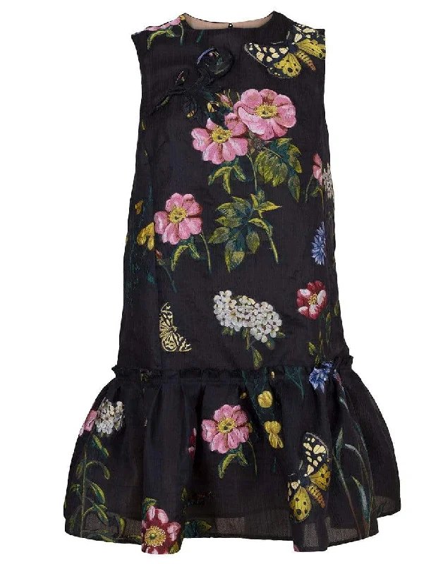 Flounce Bottom Shift Dress Bodycon Club Sequined