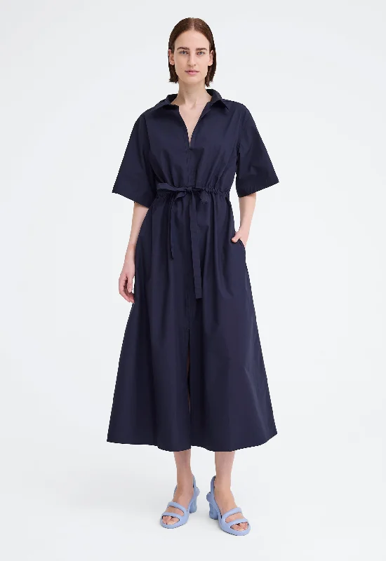 Zinc Dress - Darkest Navy Tunics Chinos classic