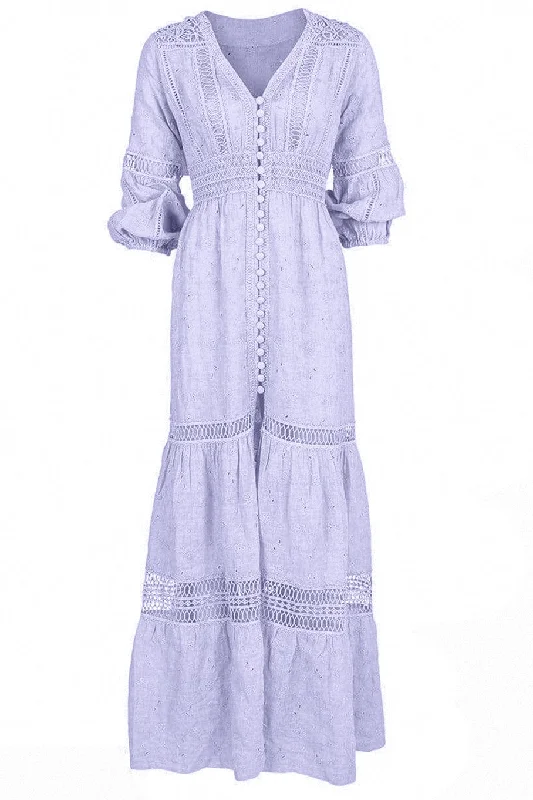 Acapulco Long Dress Tunics Lace romantic