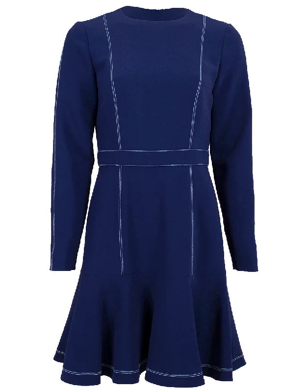 Ruffled Hem Dress Tunics Timeless classic