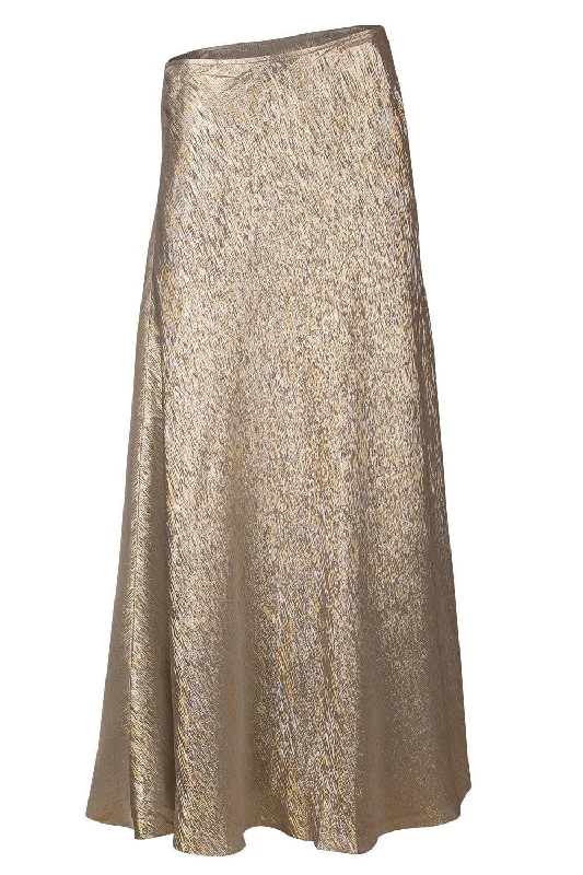Dual Skirt - Silver Gold breathable skirt fabric