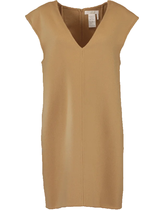 Double Face Wool Dress Tunics Luxurious high-end