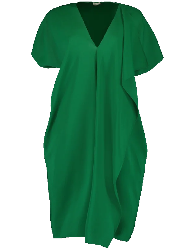 Short Sleeve V-Neck Easy Dress Halter Neckline Beach