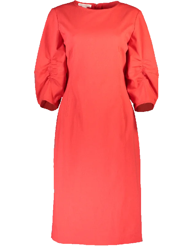 Slim Cotton Dress Tunics Long Elegant
