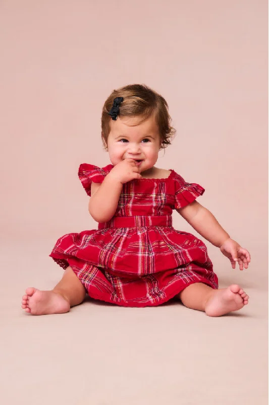 Baby Luciette Tartan Dress Tunics Stylish elegant