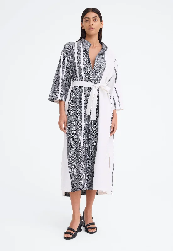Tides Dress - Natural/Black Tunics Office stylish