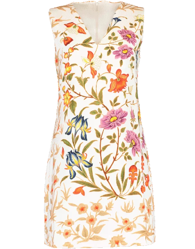Stamped Dress Turtleneck Warm Winter