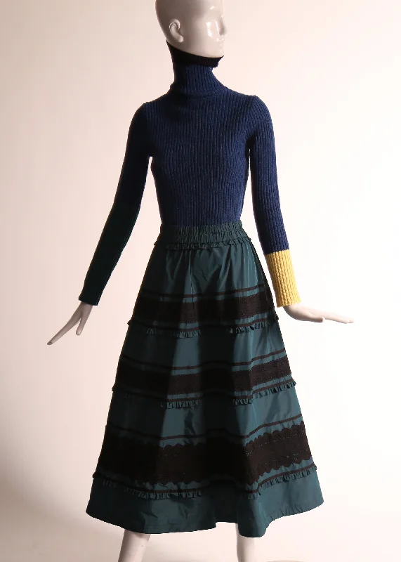 BRITTANY DANCE SKIRT silk skirt lustrous