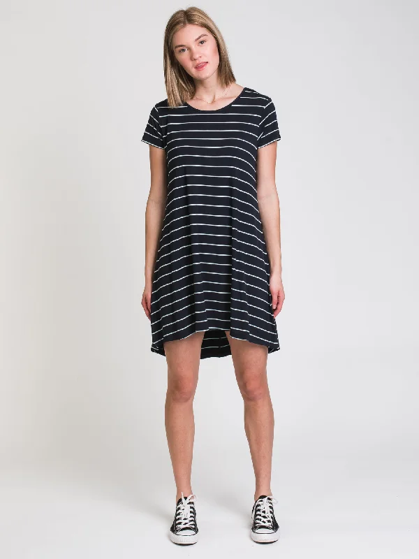 HARLOW LEIGH STRIPE TEE DRESS - CLEARANCE Maxi Flowy Bohemian