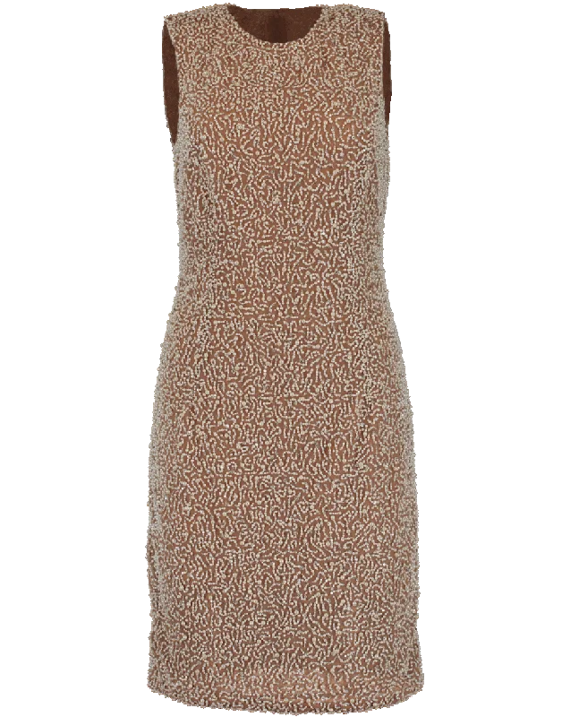 Crystal Embroidered Dress Tunics Trendy modern