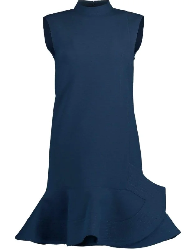 Sleeveless Peplum Hem Dress Tunics Sale discount
