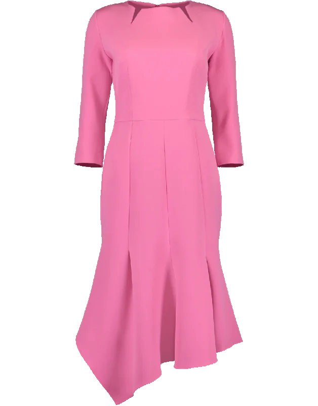Noelle Asymmetrical Hem Dress Tunics Winter warm