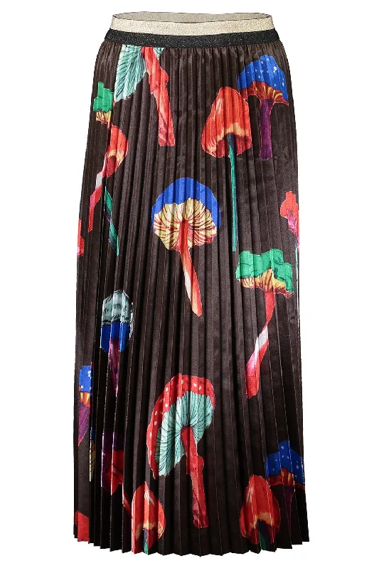 Super Shroom Skirt leather skirt sleek