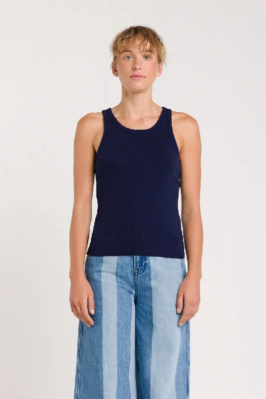 Kerry Tank Top Dark Blue lounge tank top