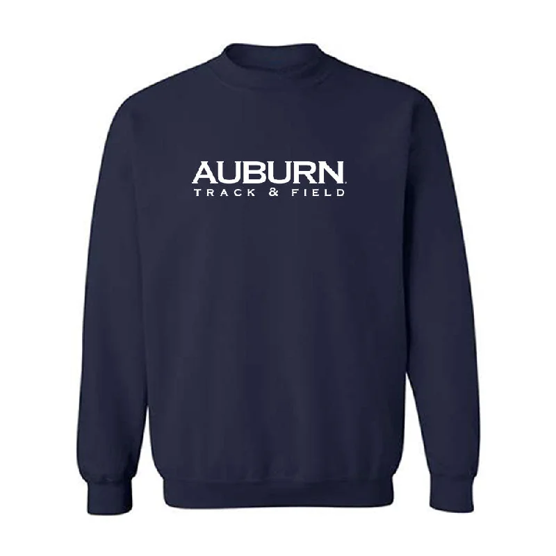 Auburn - NCAA Women's Track & Field : Sanaa Barnes - Generic Shersey Crewneck Sweatshirt Hoodie with Full-Zip Functional Layering