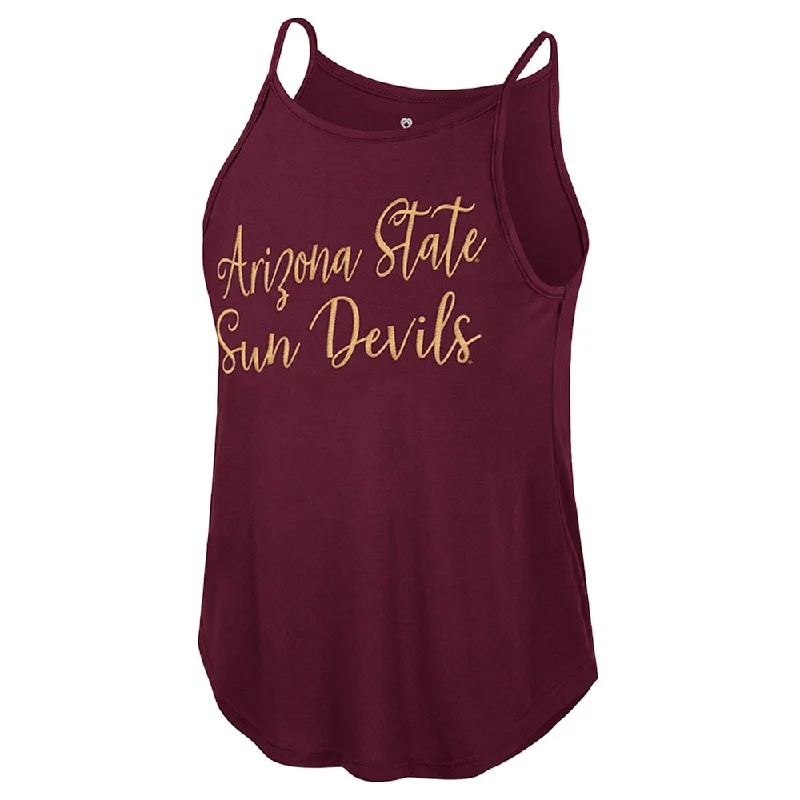 NCAA Arizona State Sun Devils Women's Colosseum Eloise Tank Top scoop neck tank