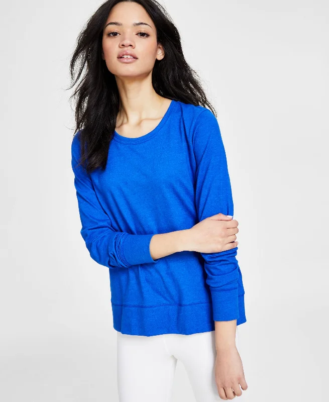 ID Ideology Womens Retro Recycled Pullover Spaghetti Sleeve Top