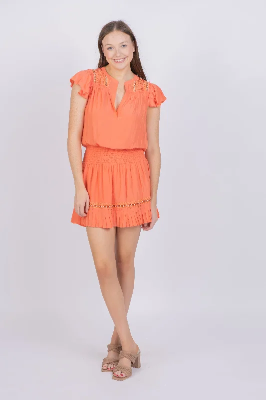 Ramy Brook Klea Dress in Guava