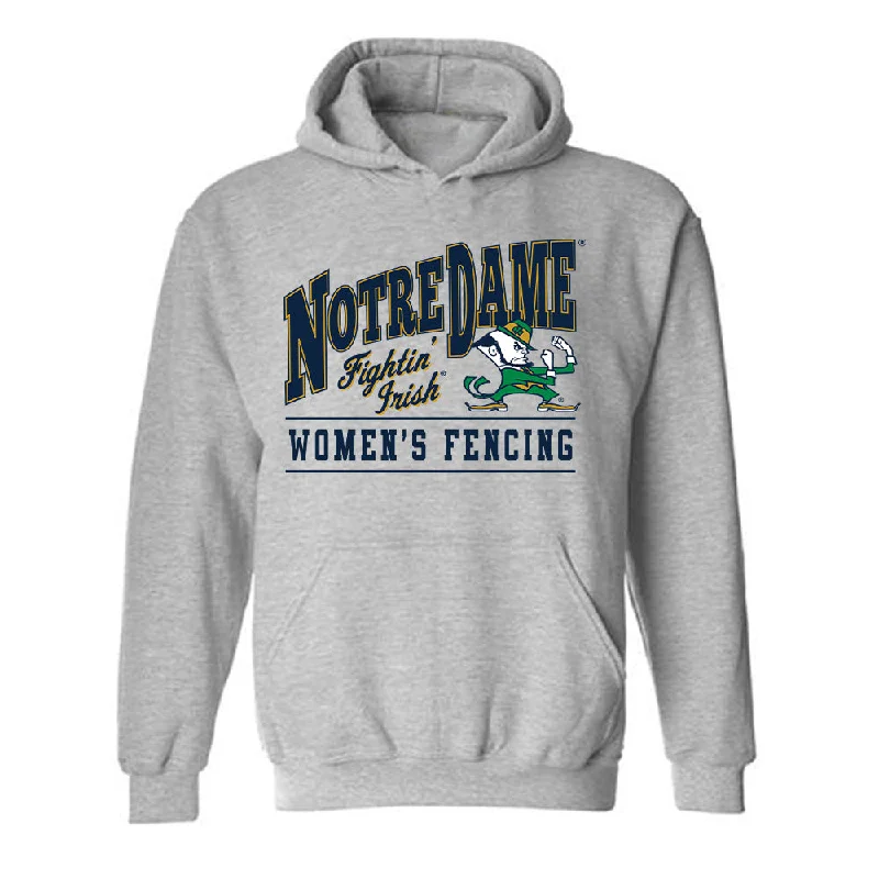 Notre Dame - NCAA Women's Fencing : Atara Greenbaum - Classic Shersey Hooded Sweatshirt Hoodie Jacket Zipper Layering Notre Dame - NCAA Women's Fencing : Atara Greenbaum - Classic Shersey Hooded Sweatshirt Hoodie Jacket Zipper Layering