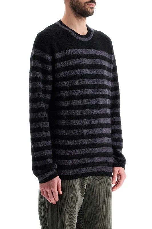 Ps Paul Smith Striped Wool And Mohair Blend Pullover Set Sleeve Pullover