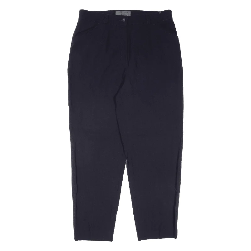 LIFESTYLE BRAX Trousers Blue Relaxed Tapered Wool Womens W31 L26 Trousers Denim Blue LIFESTYLE BRAX Trousers Blue Relaxed Tapered Wool Womens W31 L26 Trousers Denim Blue