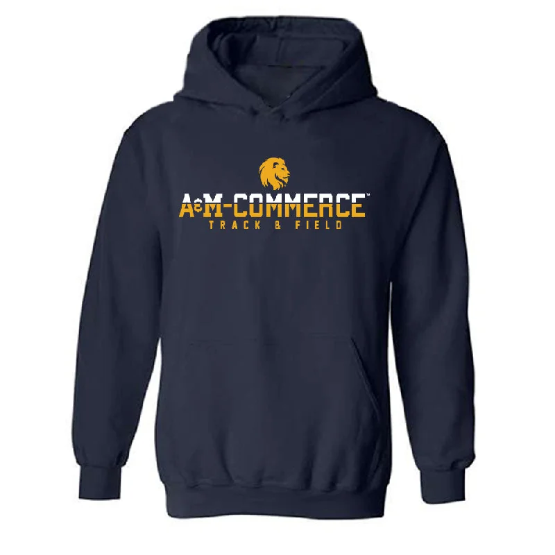 Texas A&M Commerce - NCAA Women's Track & Field : Oriana Gee - Classic Shersey Hooded Sweatshirt Graphic Hoodie Design Print