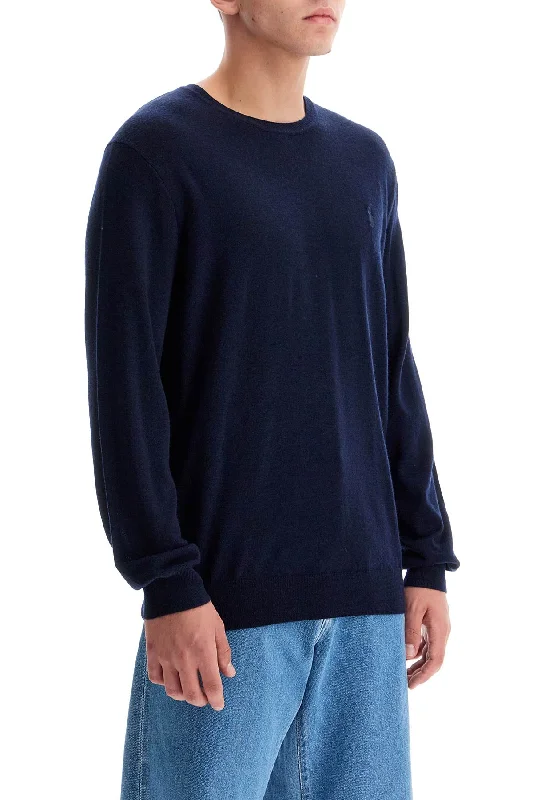 Polo Ralph Lauren Crewneck Pullover With Embroidered One Shoulder Top