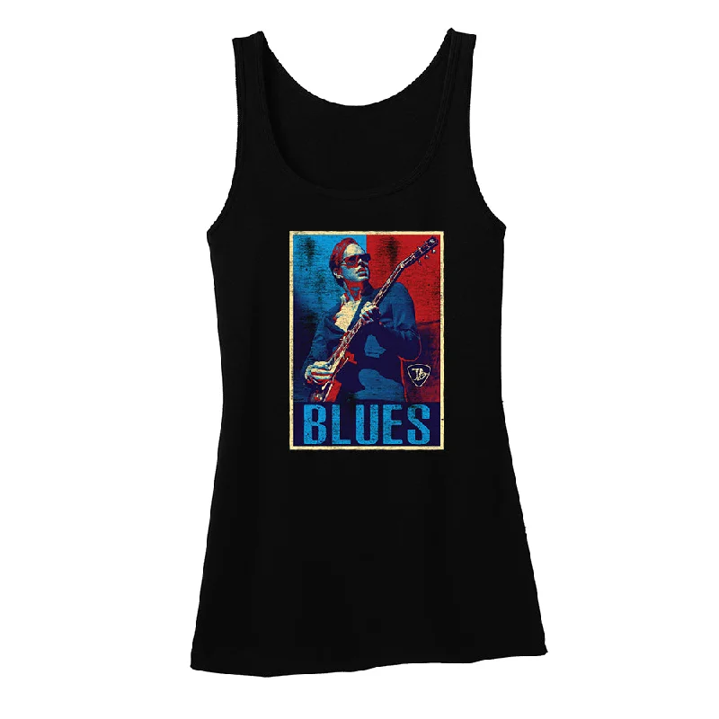 Blues Illustration Tank (Women) solid color tank