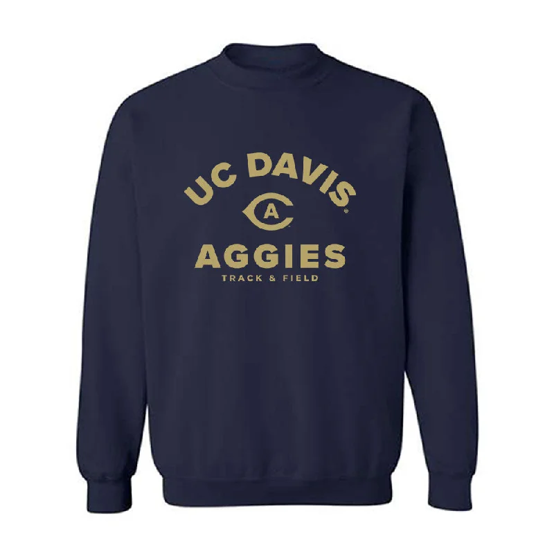 UC Davis - NCAA Women's Track & Field : Chinyere Egbuziem - Classic Shersey Crewneck Sweatshirt Hoodie with Cropped Fit Short Trendy