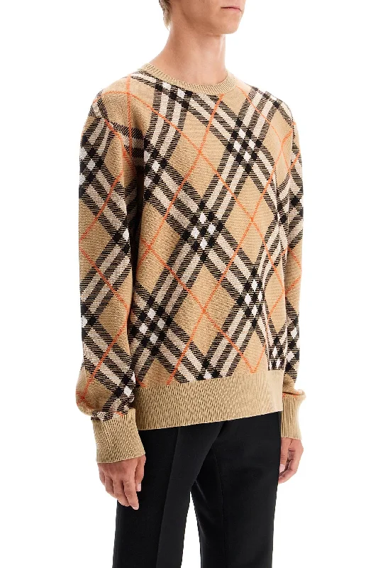 Burberry Ered Wool And Mohair Pullover Sweater Bishop Sleeve Elegant