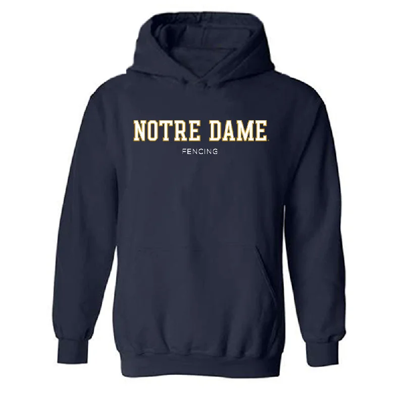 Notre Dame - NCAA Women's Fencing : Chelsea Delsoin - Classic Fashion Shersey Hooded Sweatshirt Hoodie with Fur Luxurious Winter Notre Dame - NCAA Women's Fencing : Chelsea Delsoin - Classic Fashion Shersey Hooded Sweatshirt Hoodie with Fur Luxurious Winter