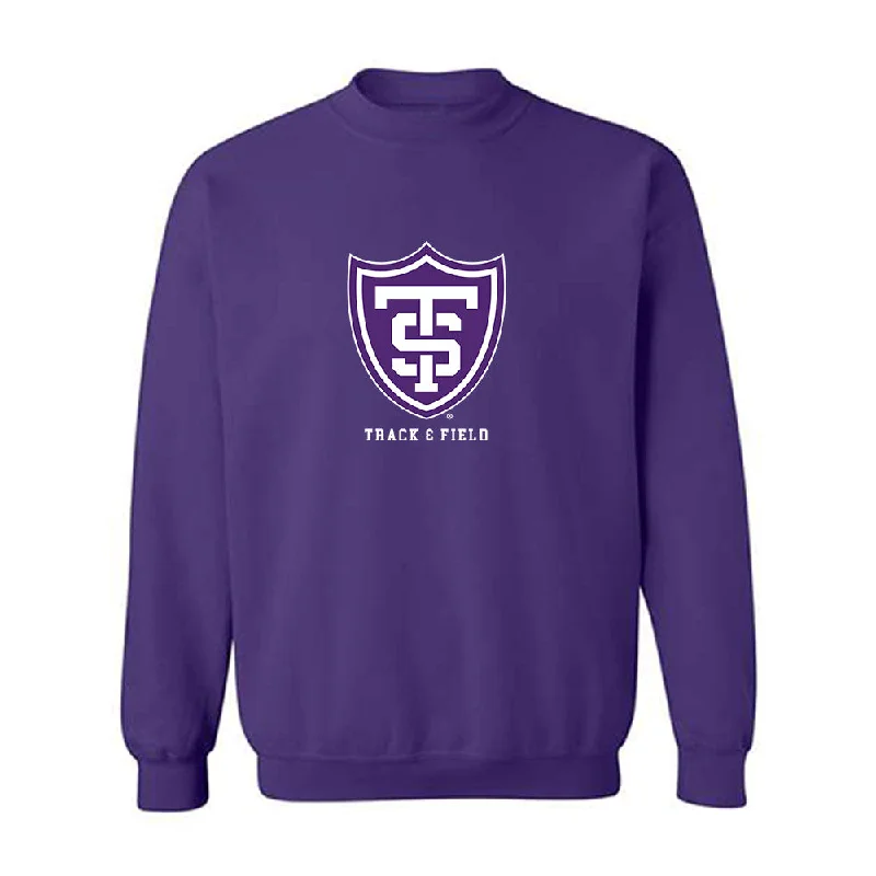 UST - NCAA Women's Track & Field : Kendall Hagness - Crewneck Sweatshirt Hoodie with Strings Custom Fit Adjustable