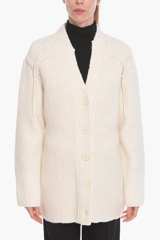 Bottega Veneta Cashmere-blend Ribbed Cardigan 36 Italian size Machine Wash Dry Clean Hand Wash Bottega Veneta Cashmere-blend Ribbed Cardigan 36 Italian size Machine Wash Dry Clean Hand Wash