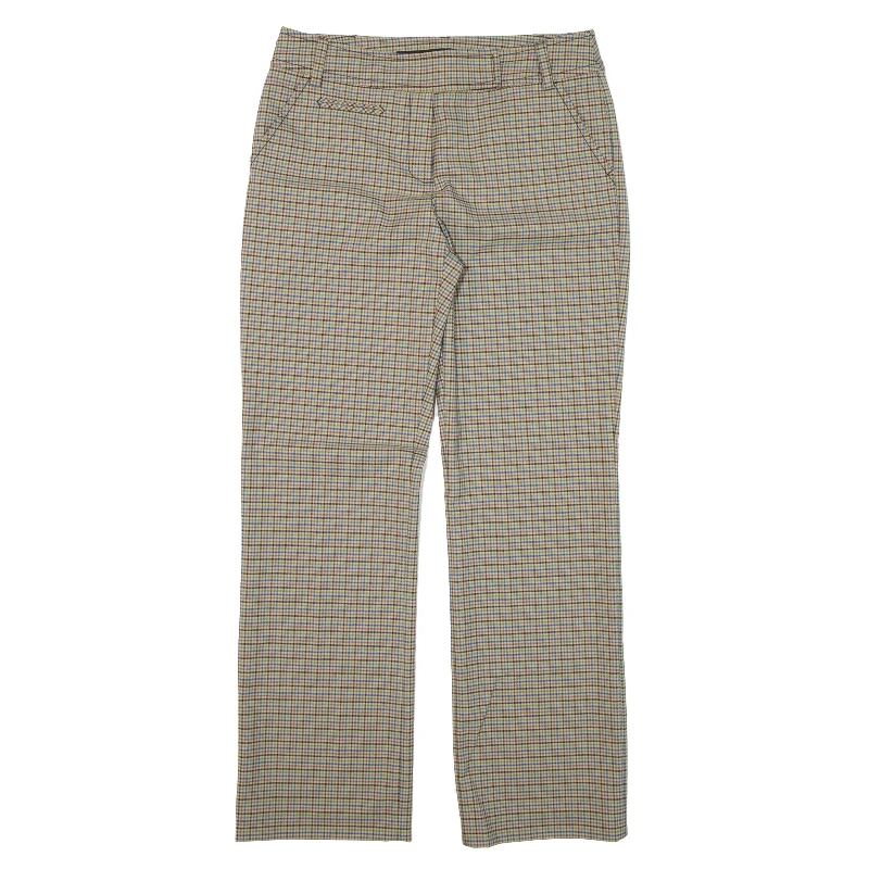 ESCADA SPORT Angela Gingham Trousers Beige Regular Straight Nylon Womens W31 L29 Trousers Chinos Classic ESCADA SPORT Angela Gingham Trousers Beige Regular Straight Nylon Womens W31 L29 Trousers Chinos Classic