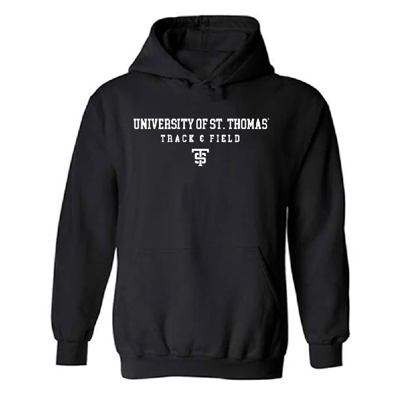 UST - NCAA Women's Track & Field : Kendall Hagness - Classic Shersey Hooded Sweatshirt Hoodie Crop Top Short Trendy