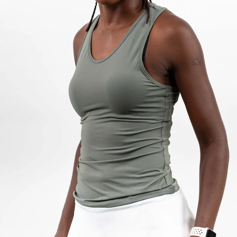 FTT Performance Tank Grey mint tank top