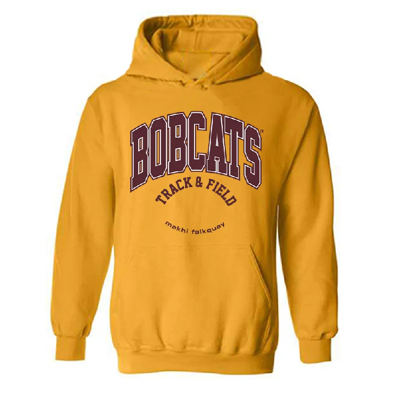 Texas State - NCAA Women's Track & Field : makhi falkquay - Classic Fashion Shersey Hooded Sweatshirt Hoodie with Pastel Soft Subtle