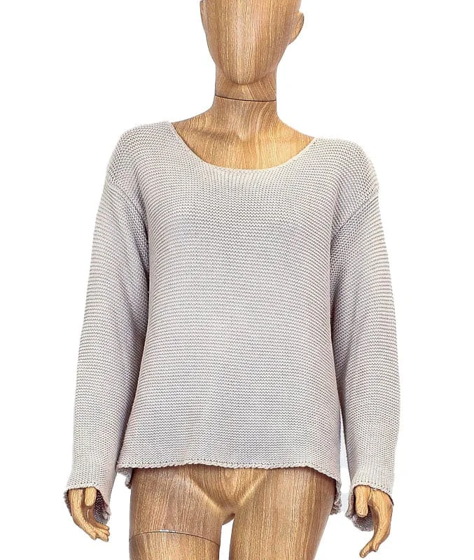 Oversized Woven Pullover One Shoulder Top