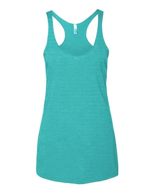 Next Level - Women’s Triblend Racerback Tank - 6733 Tahiti cropped tank top