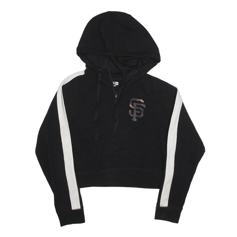 MLB San Francisco Giants USA Hoodie Black Pullover Womens L Slim Sleeve Pullover