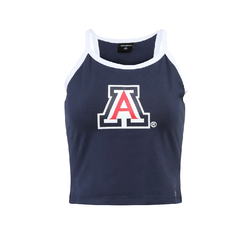 NCAA Arizona Wildcats Women's Hype & Vice Retro Tank Top crossback tank top