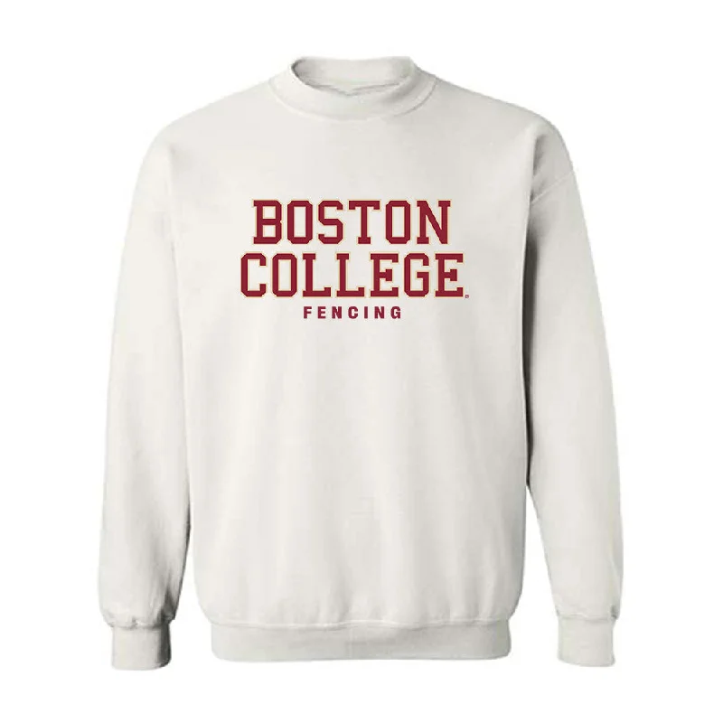 Boston College - NCAA Women's Fencing : Laura Fekete - Classic Shersey Crewneck Sweatshirt Hoodie with Earth Tones Natural Calm Boston College - NCAA Women's Fencing : Laura Fekete - Classic Shersey Crewneck Sweatshirt Hoodie with Earth Tones Natural Calm