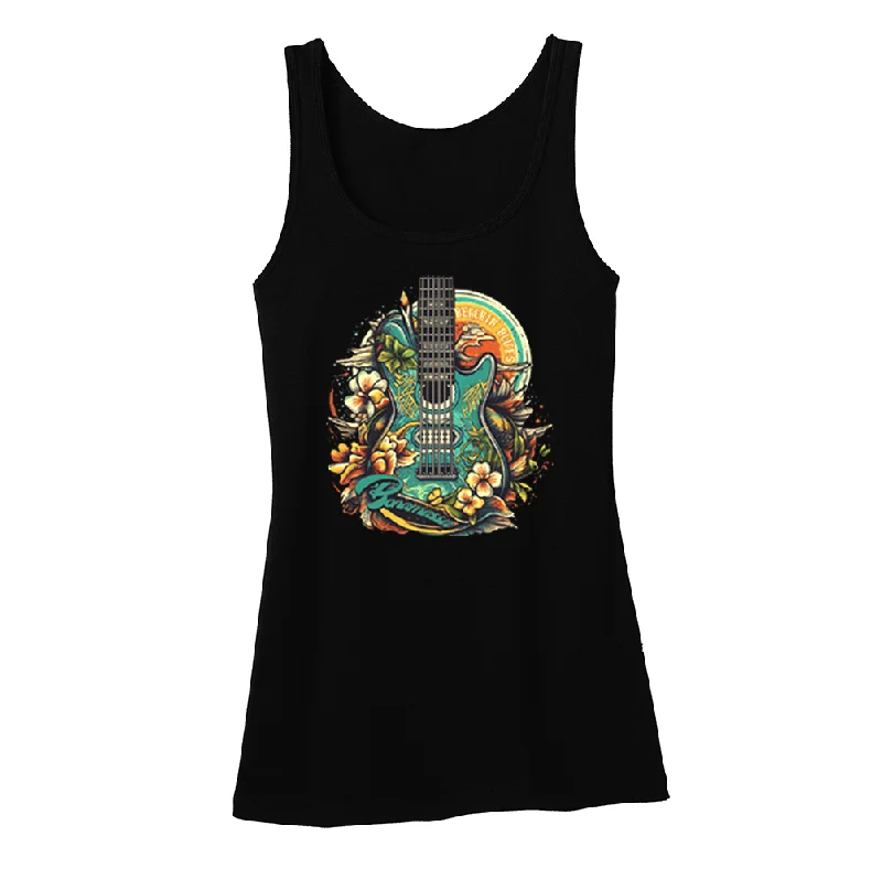 Beachin' Blues Tank (Women) black tank top