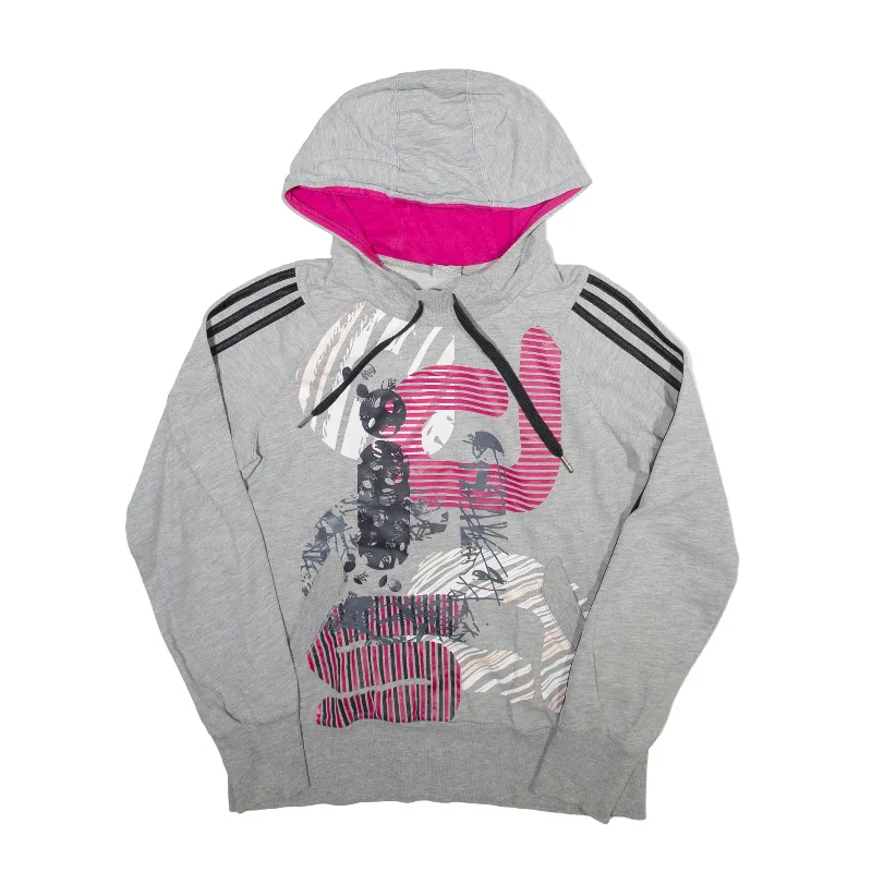 ADIDAS 2009 Hoodie Grey Pullover Womens S Cowl Neck Pullover