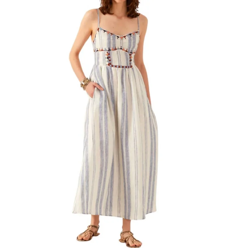 Autumn Dress In Pacific Delta