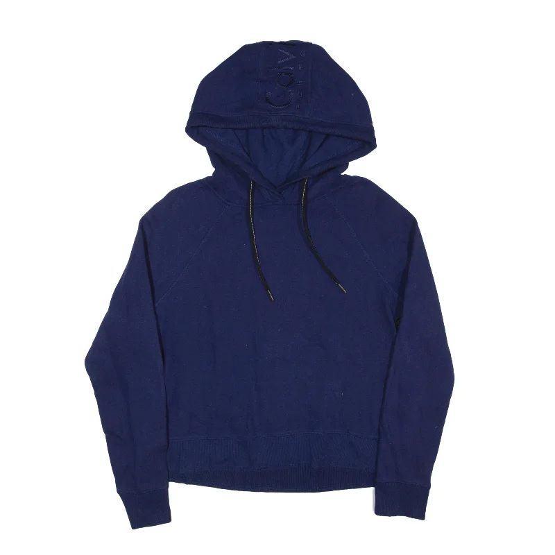 CALVIN KLEIN Performance Hoodie Blue Pullover Womens M Slouchy Comfort Pullover